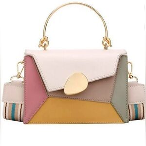 NWT! MC HANDBAGS Colorblock crossbody/clutch